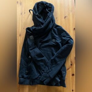 NAKETANO ALL BLACK SWEATSHIRT WOMANS SIZE LARGE